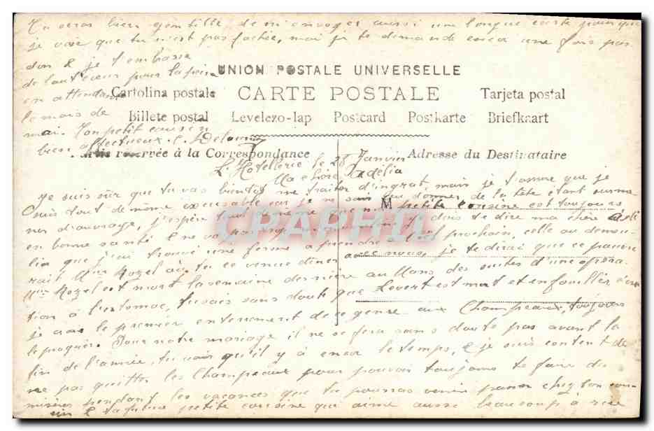 CPA Fantaisie Enfant Alsace — Verso