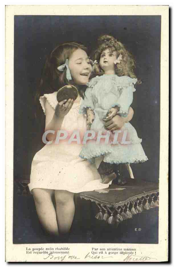 CPA Fantaisie Enfant Poupee