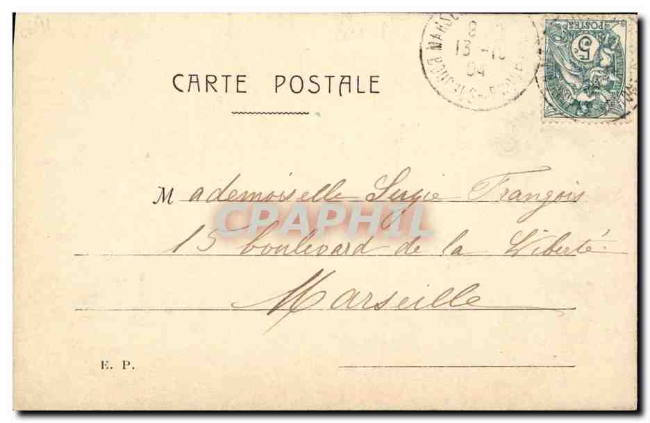 CPA Fantaisie Enfant Poupee — Verso