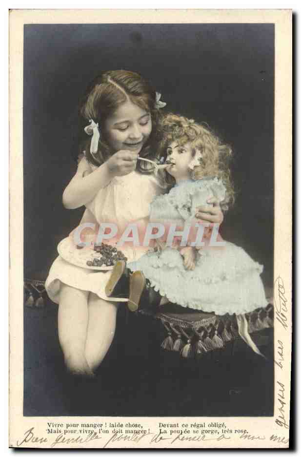 CPA Fantaisie Enfant Poupee