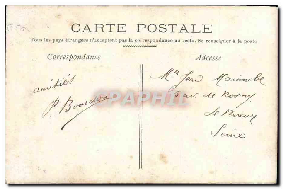Faust et Méphistophélès — scène de la légende — éditeur Pérecou, n° 2272 — Rückseite