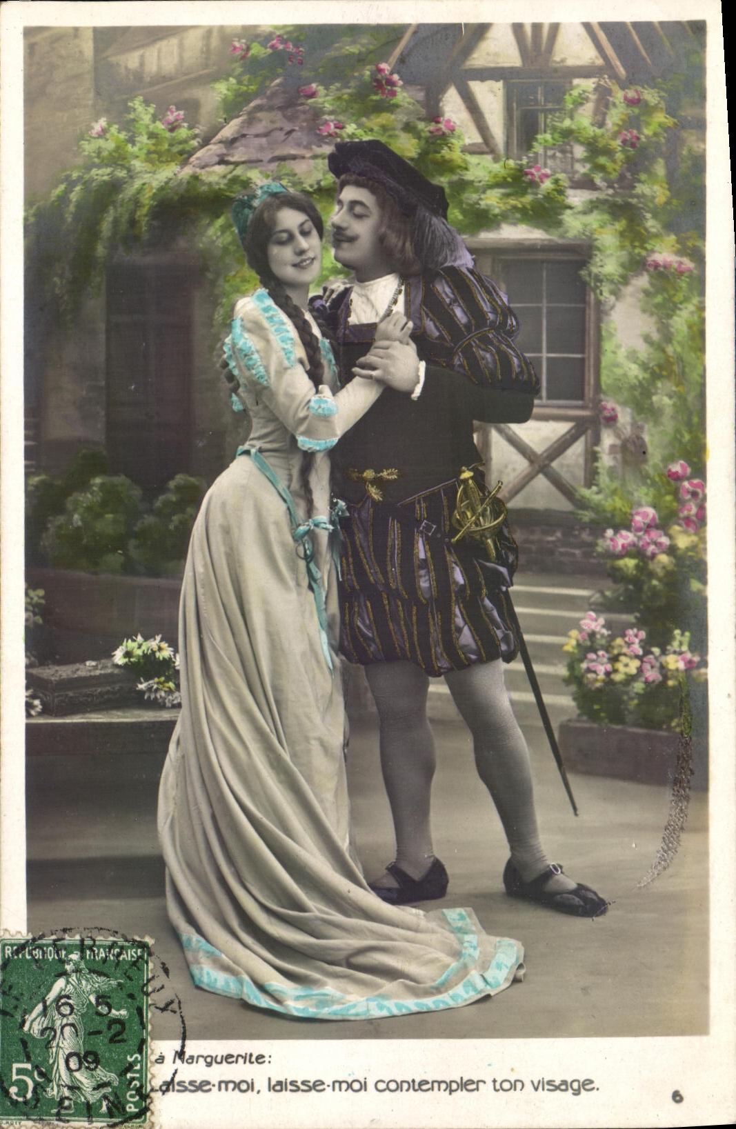 Amour à la Renaissance — scène de théâtre — R. L'Oréal, N°6