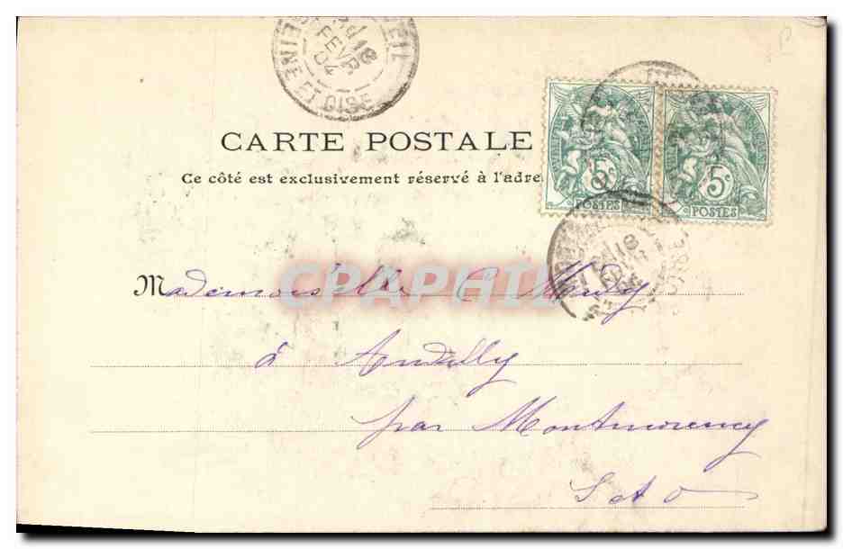 Deux jeunes femmes en tenue de scène — J. M., Paris — n°3 — Verso