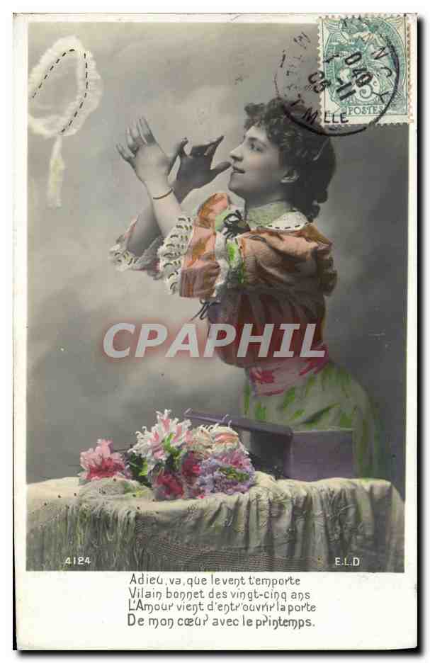 CPA Fantaisie Femme 