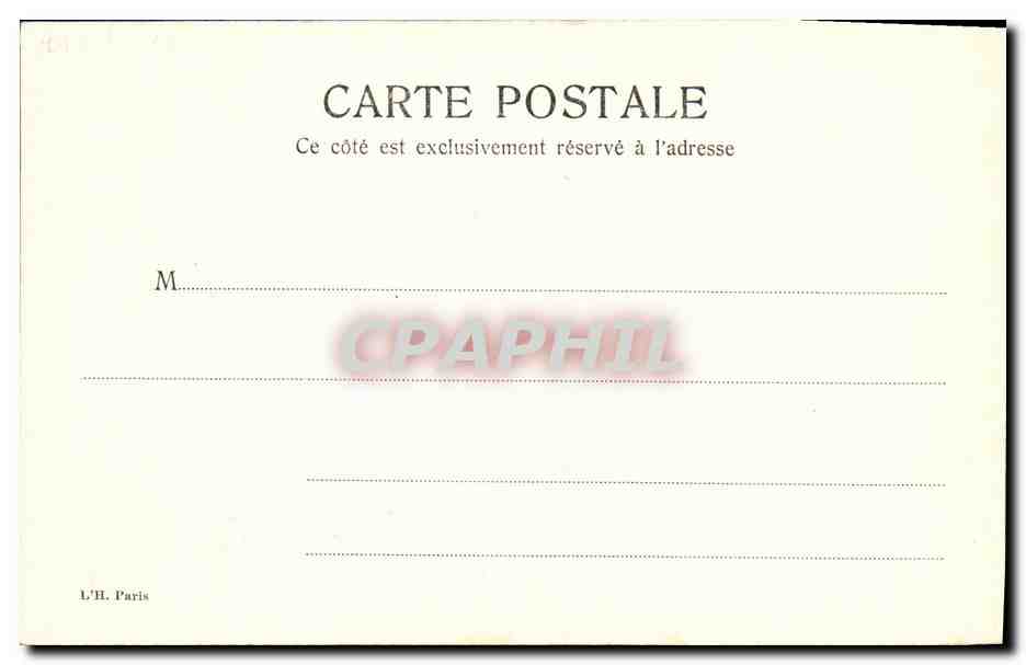 Musicien chantant — Ah! les poires! Ah! les bonnes poires (air connu) — L'H. Paris, n°5 — Verso
