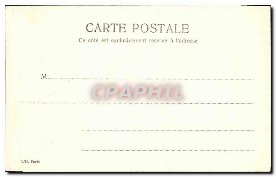 CPA Fantaisie Homme Voyons  — Back