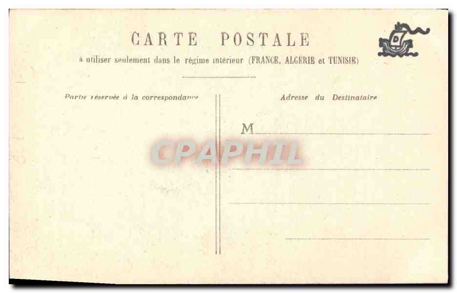 La mendiante du Panthéon — scène de rue enneigée — éditeur non identifié, n° de série 6 — Reverso