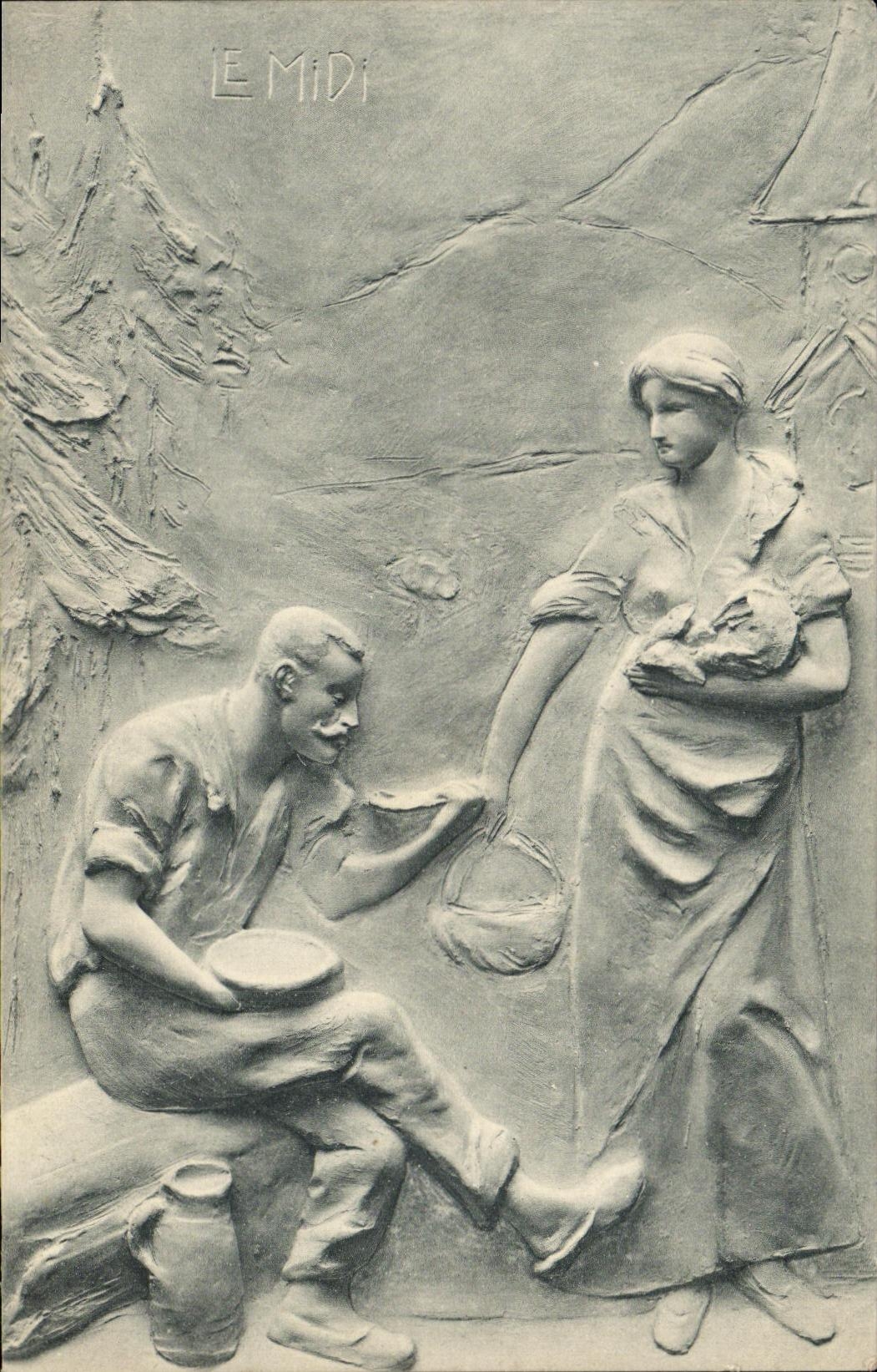 Das Mittel — Relief-Statue — Raphael Tuck & Fils