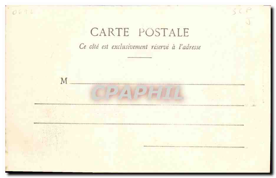 Il Barometro della Famiglia — La Pioggia. — Fototipo A. Bergeret & Cie, Nancy — Verso