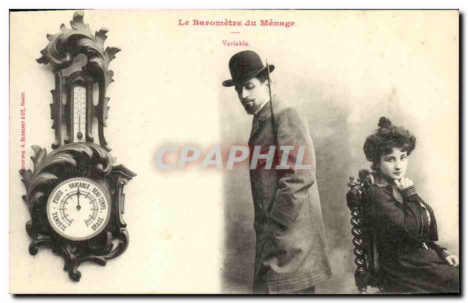 Le Baromètre du Ménage — Variable. — A. Bézard, Nancy.