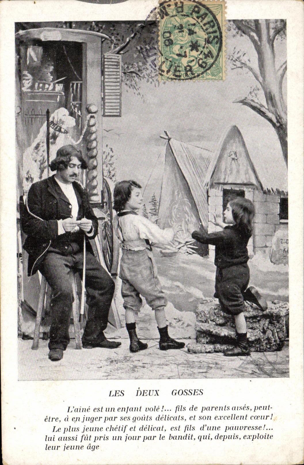 CPA Fantaisie Enfants Les deux gosses