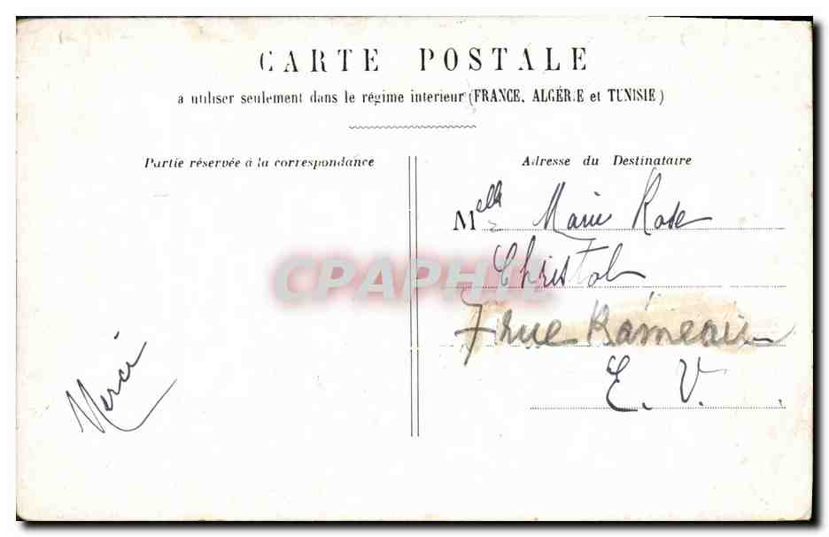 CPA Fantaisie Enfants Bohemien — Rückseite