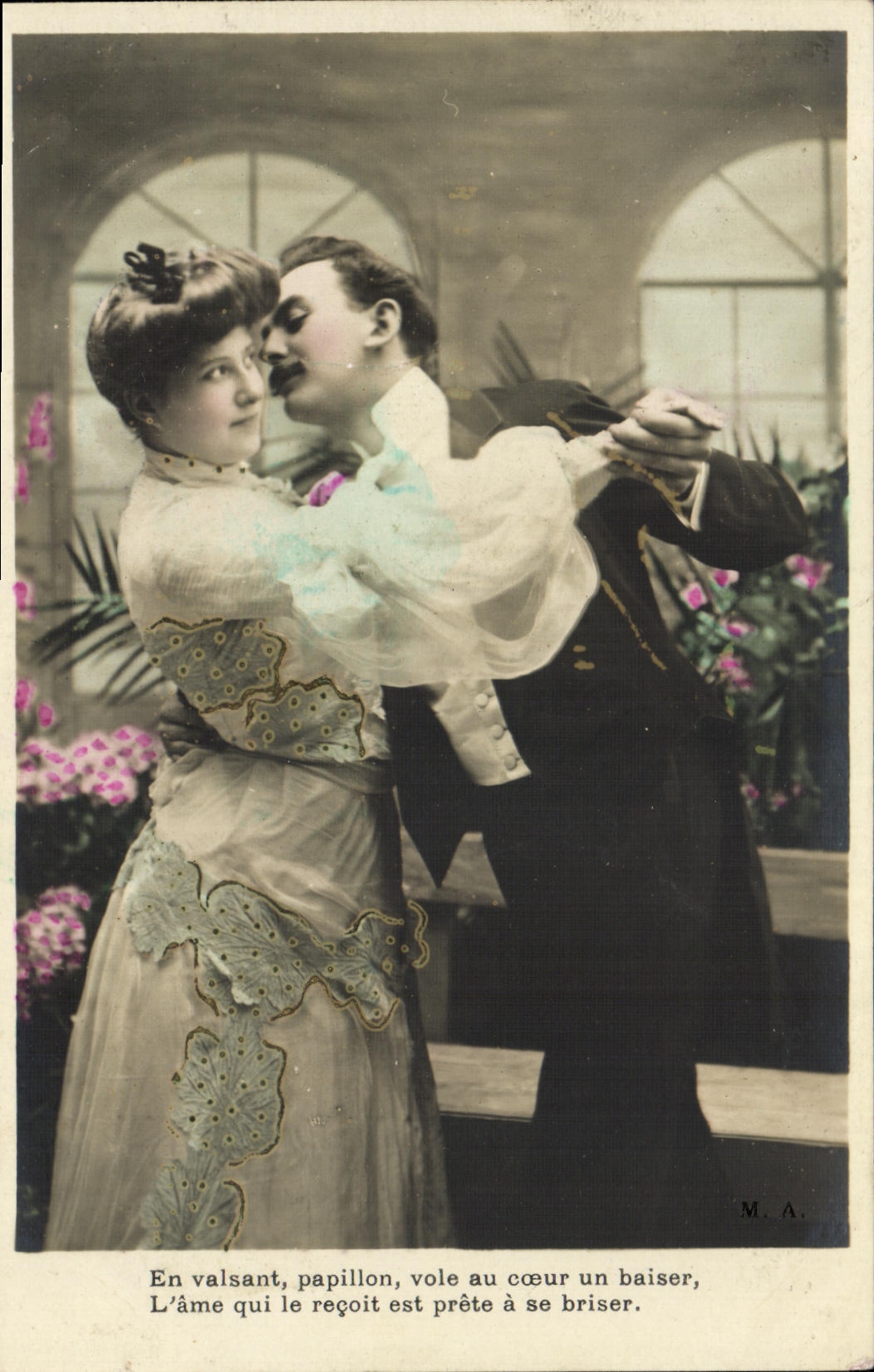 Danseurs en valsalant — M. A. — éditeur non identifié