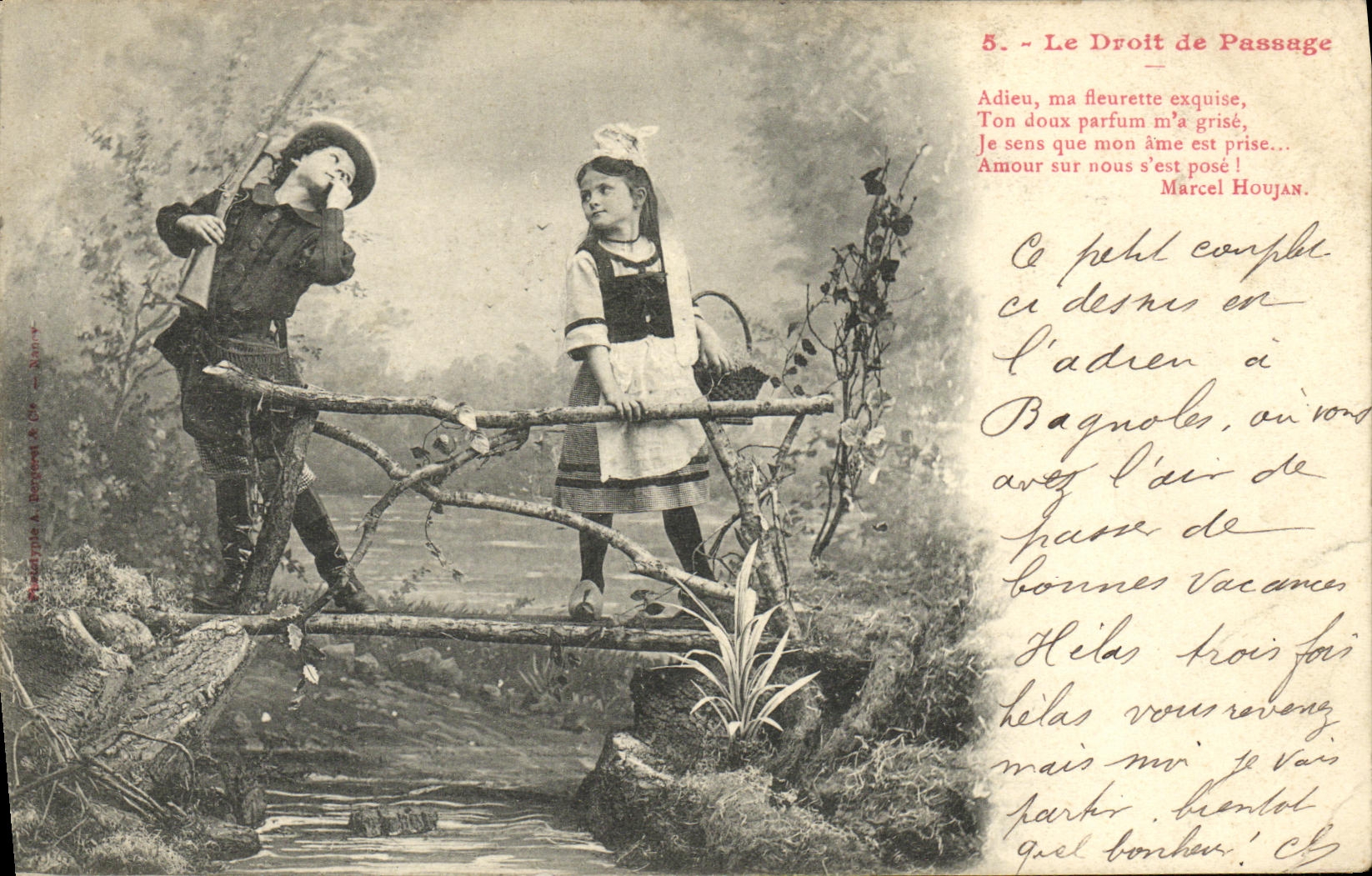 Le Droit de Passage — Marcel Houjan — éditeur : M. Béguin & Cie, Paris