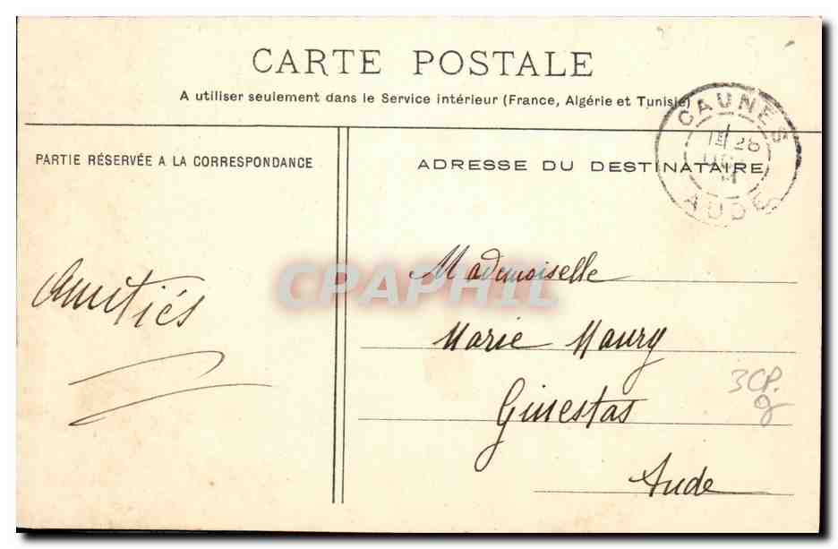 CPA Fantaisie Enfants Le vitrier — Verso