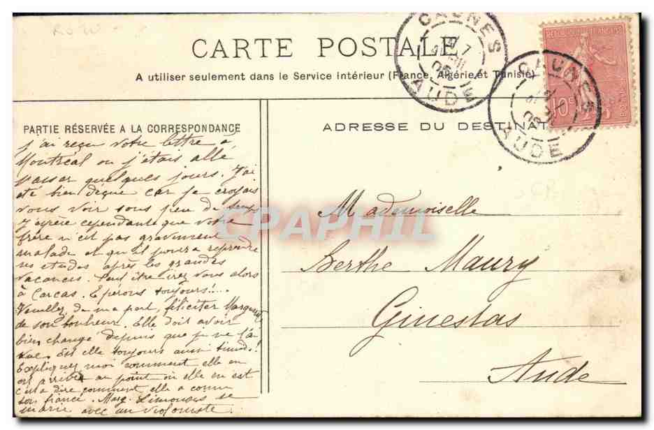 CPA Fantaisie Enfants Le vitrier — Rückseite