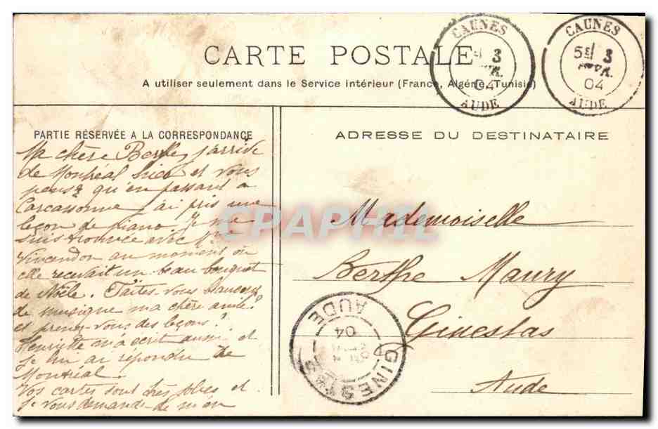 CPA Fantaisie Enfant Souvenir d Alsace — Rückseite