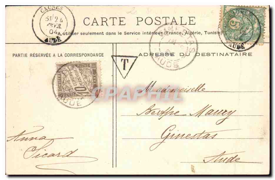CPA Fantaisie Enfant Souvenir d Alsace — Verso