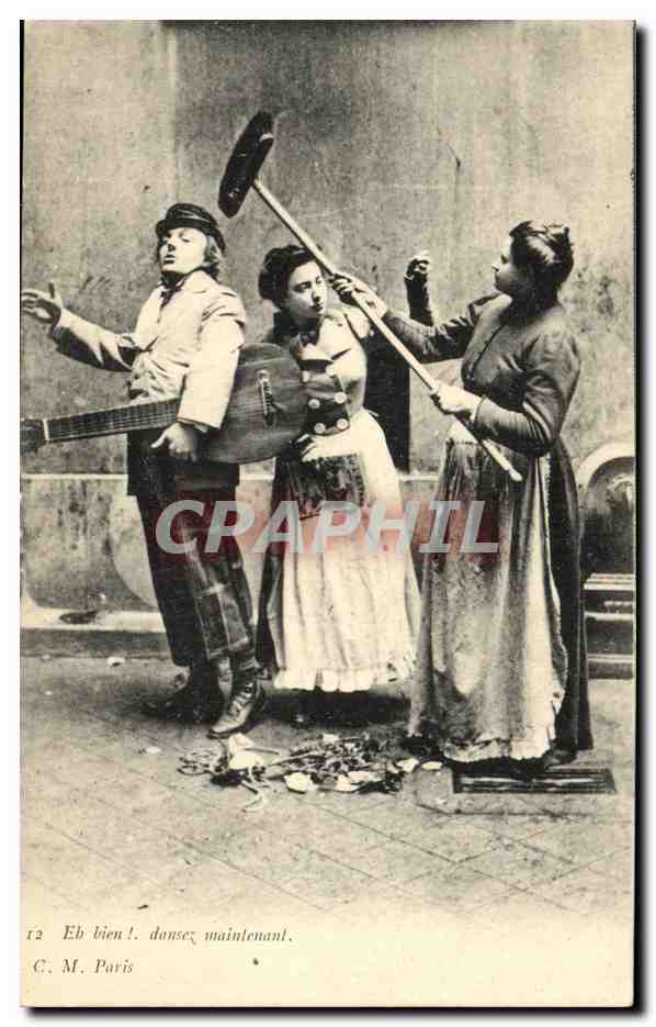 Danse et musique — scène de rue — C. M. Paris, n° 12