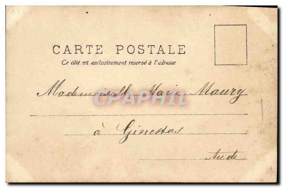 CPA Fantaisie Grand mere Enfant — Rückseite