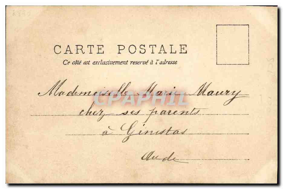 Enfant en costume marin — éditeur M.A. — n° de série IV.ETPUIS....ETPUIS?.... — Verso