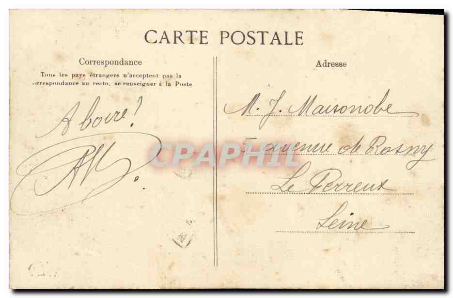 La Source — paysage avec femme à l'eau — éditeur non visible — Verso