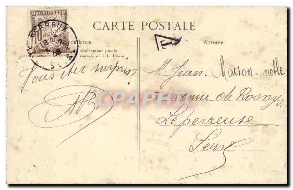 Scène de moisson — Surpris — éditeur non visible — Verso