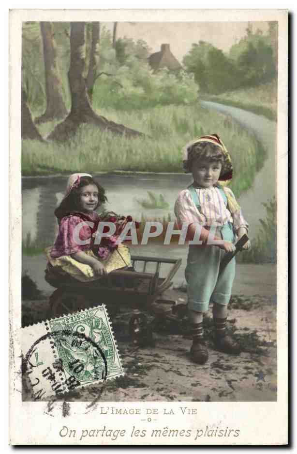 CPA Fantaisie Enfants