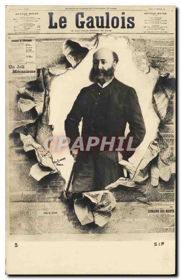 Retrato de Arthur Meyer — Le Gaulois — editor Arthur Meyer, n°5
