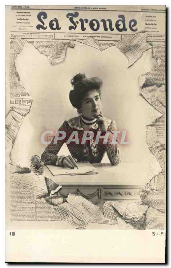 Femme à la table — La Frondé, n°15 — S.I.P.