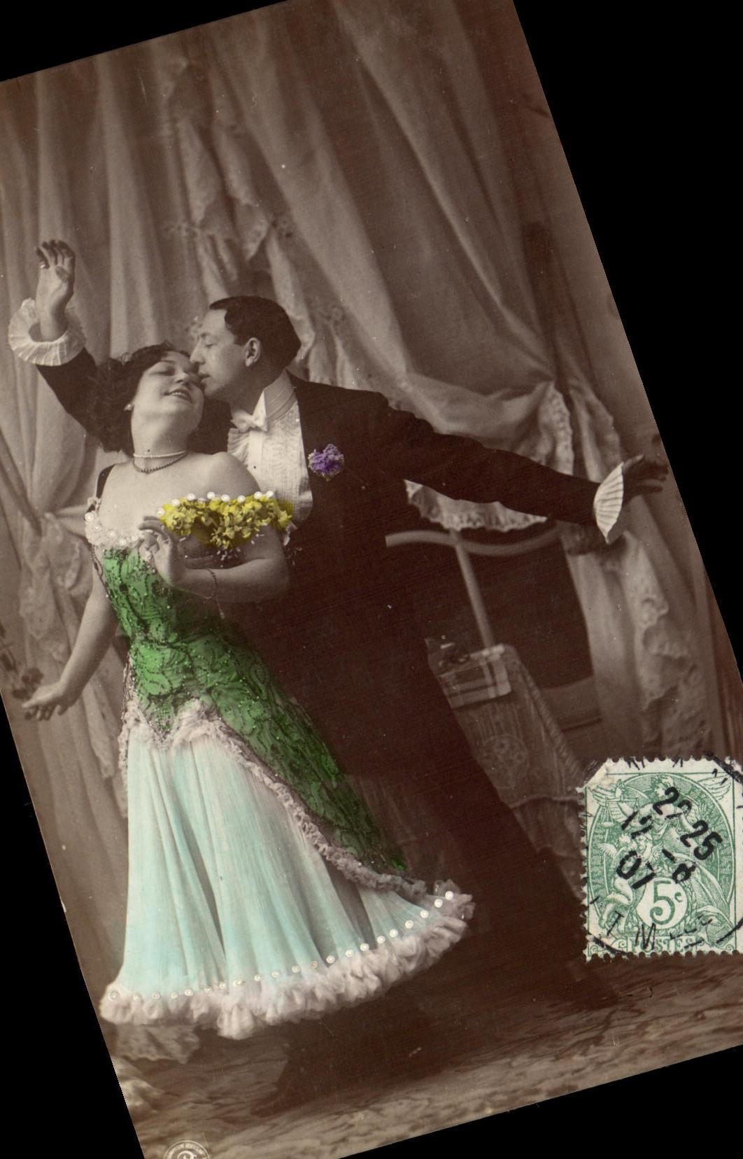 Danseurs en scène — Oranotypie, Stettin 1904 — éditeur Oranotypie