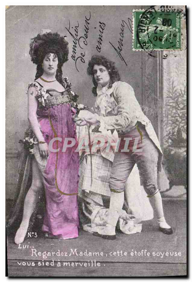 CPA Fantaisie Femme 