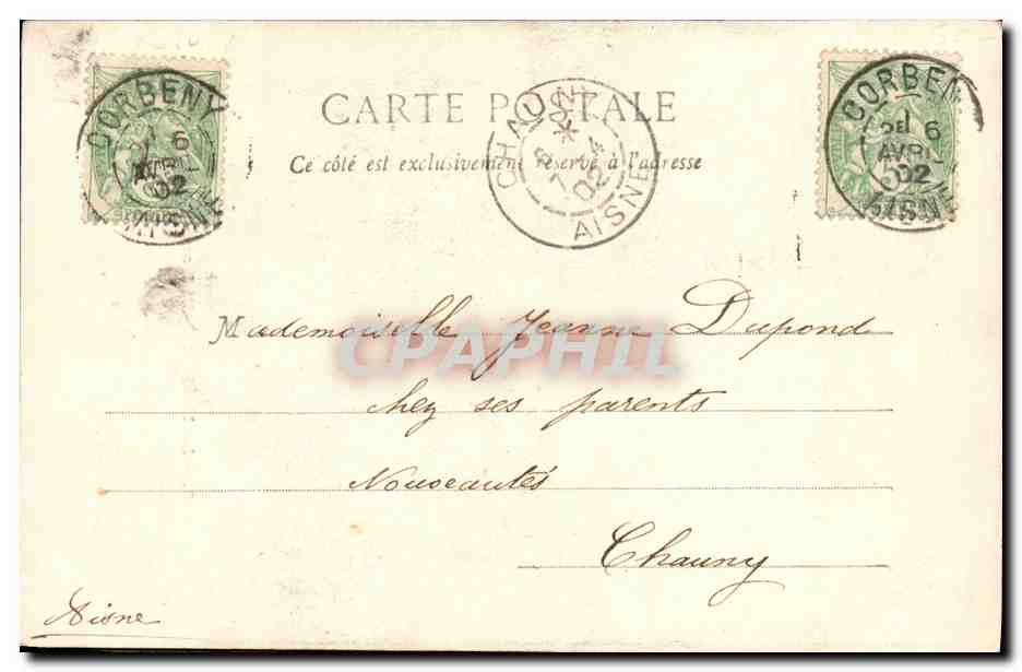 CPA Fantaisie Enfant Le Noel du petit ramoneur  — Verso