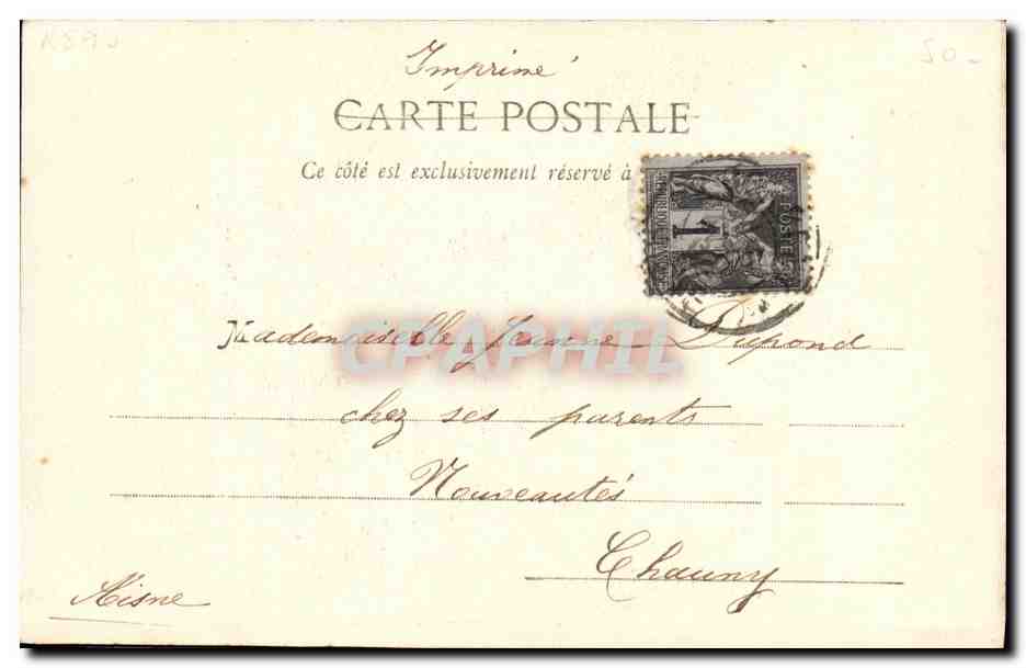 CPA Fantaisie Enfant Le Noel du petit ramoneur  — Rückseite
