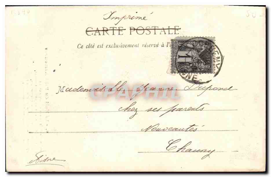 CPA Fantaisie Enfant Le Noel du petit ramoneur  — Rückseite