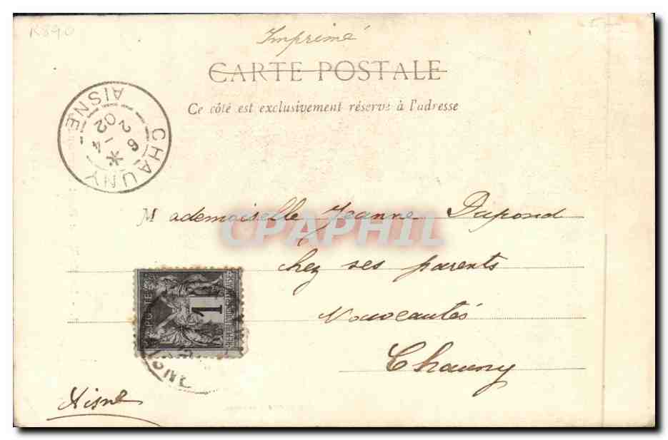 CPA Fantaisie Enfant Le Noel du petit ramoneur  — Rückseite