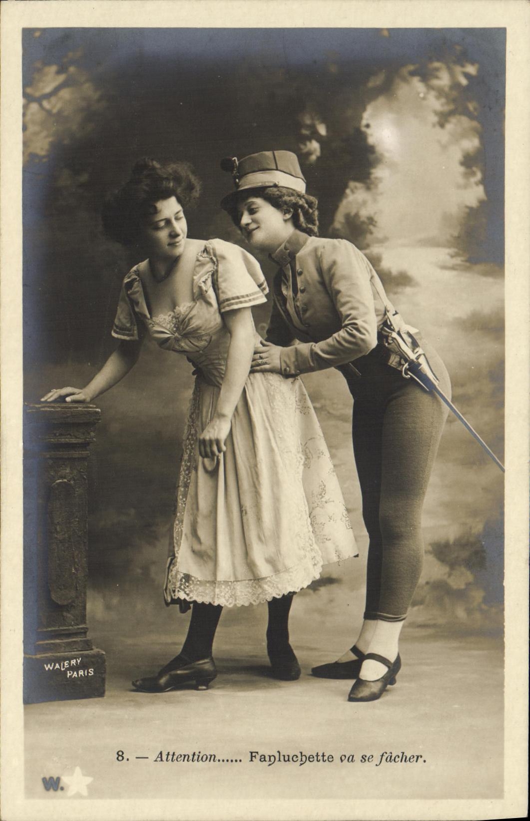 Deux femmes — scène comique — Walery Paris, n°8