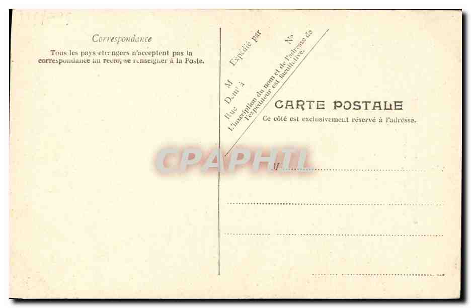 CPA Fantaisie Femme Message d amour — Verso
