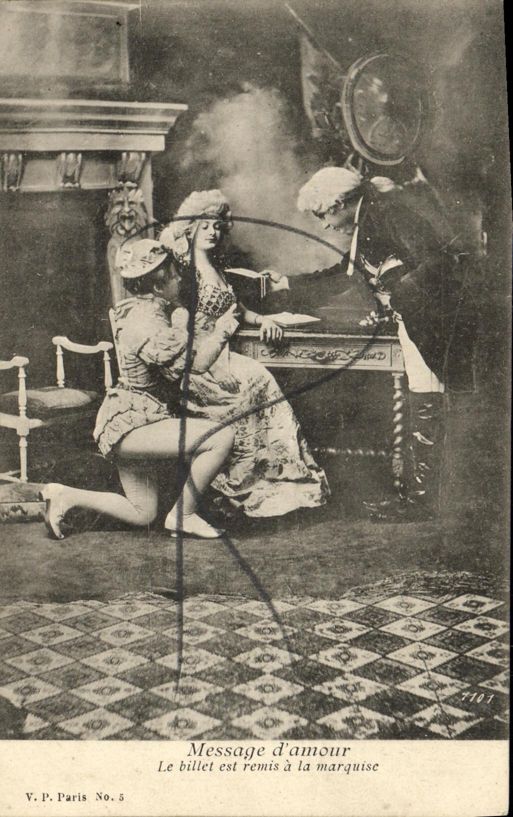 Message d'amour — Le billet est remis à la marquise — V.P. Paris No. 5