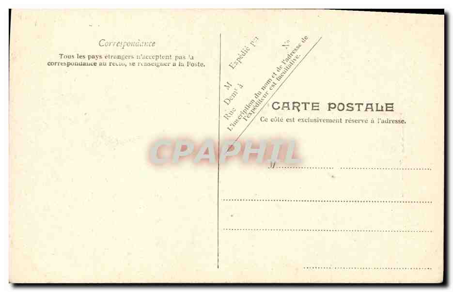 CPA Fantaisie Femme  — Verso