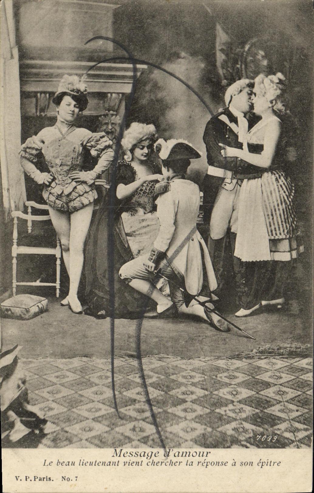 CPA Fantaisie Femme 