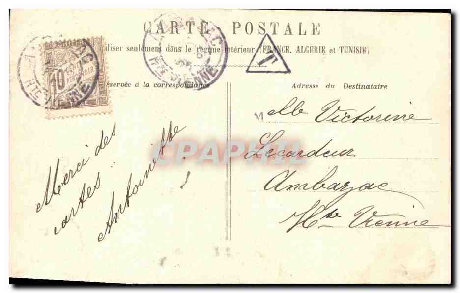 CPA Fantaisie Enfant La mendiante du Pantheon Paris  — Rückseite