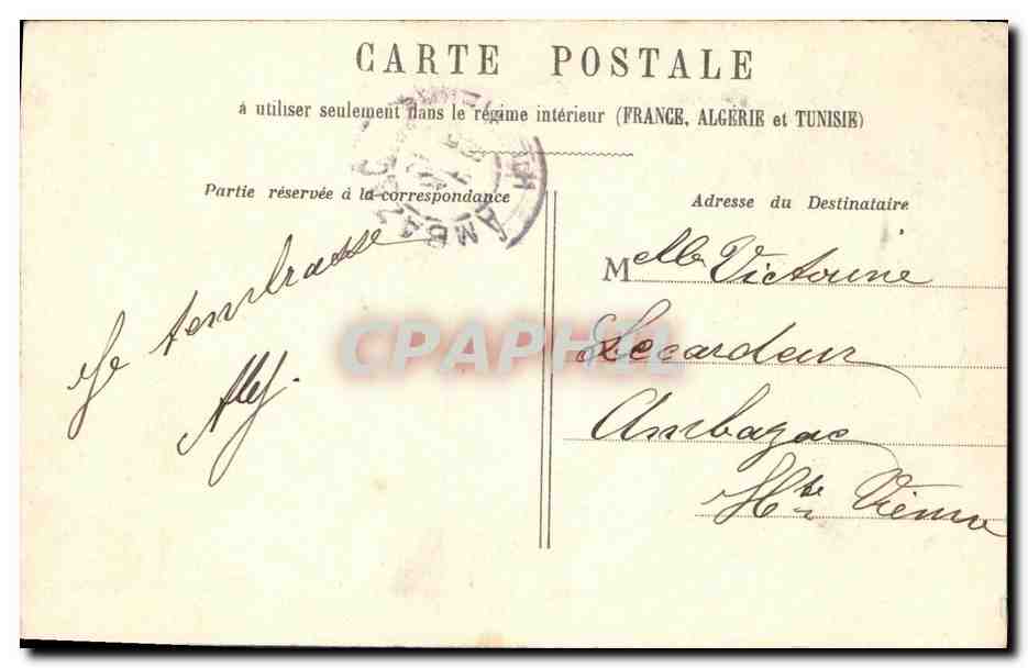 CPA Fantaisie Enfant La mendiante du Pantheon Paris  — Rückseite