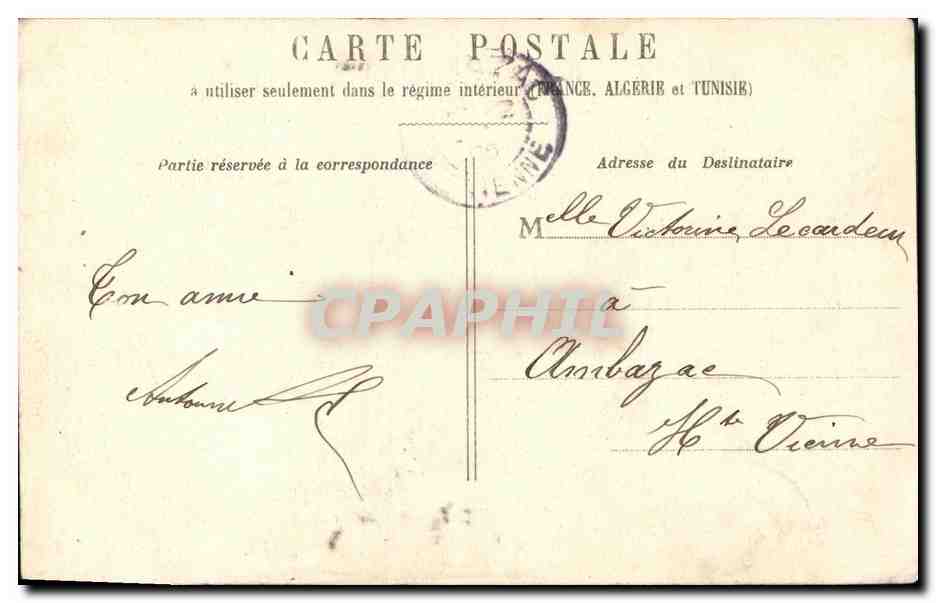 CPA Fantaisie Enfant La mendiante du Pantheon Paris  — Rückseite