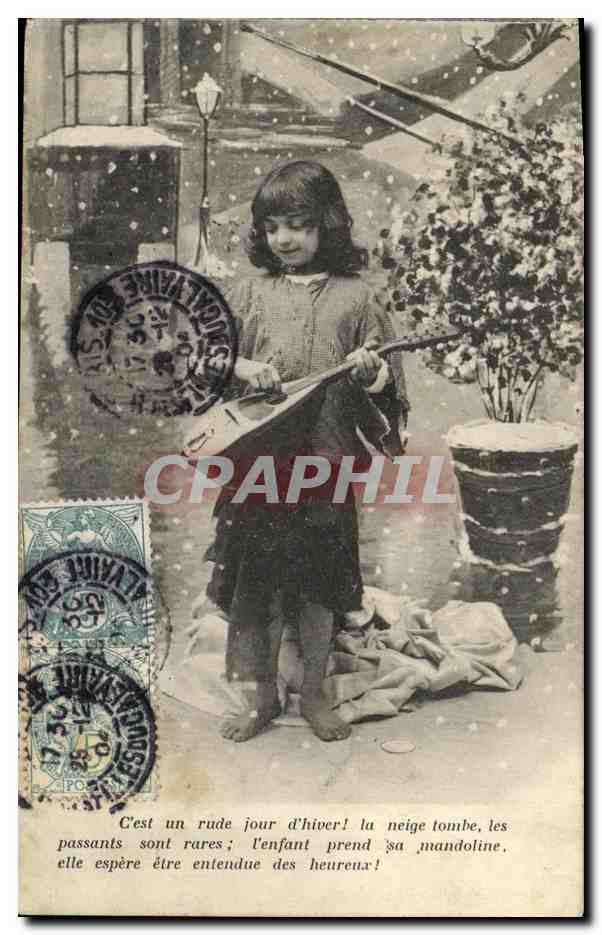 CPA Fantaisie Enfant La mendiante du Pantheon Paris 