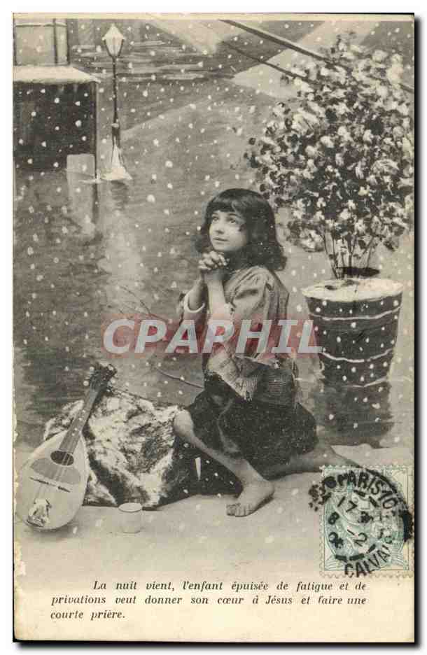 CPA Fantaisie Enfant La mendiante du Pantheon Paris 