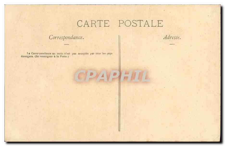 CPA Fantaisie Femme Il ne faut pas courir deux lievres — Verso