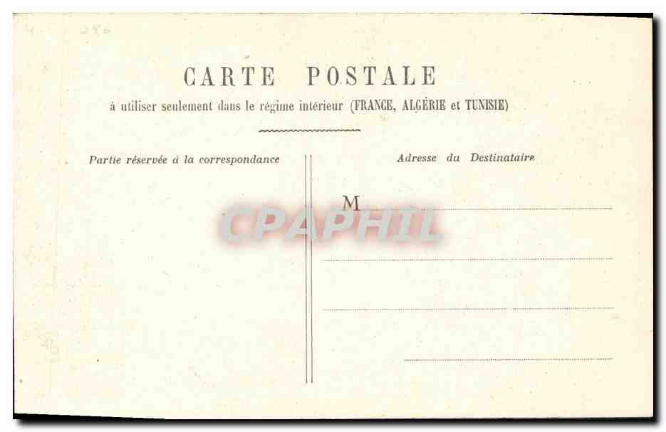 CPA Fantaisie Femme  — Rückseite