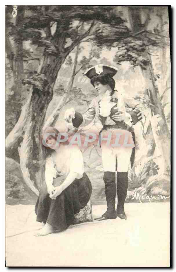 Theaterszene — Soldat und Frau — Mignon
