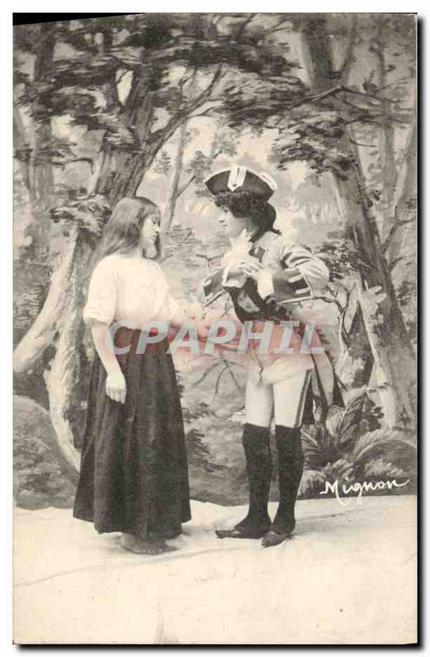 CPA Fantaisie Femme 